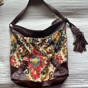 Elegant Multicolor Patterned Women's Bag